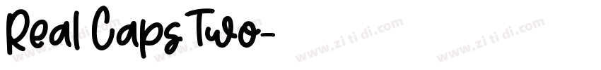 Real Caps Two字体转换